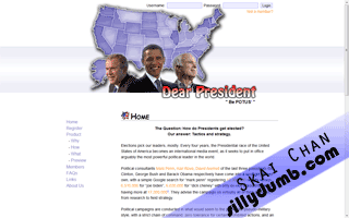 Dear President Multiplayer Online Election Game