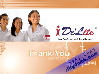 IdeLITE for Professional Excellence PowerPoint slides end page 1